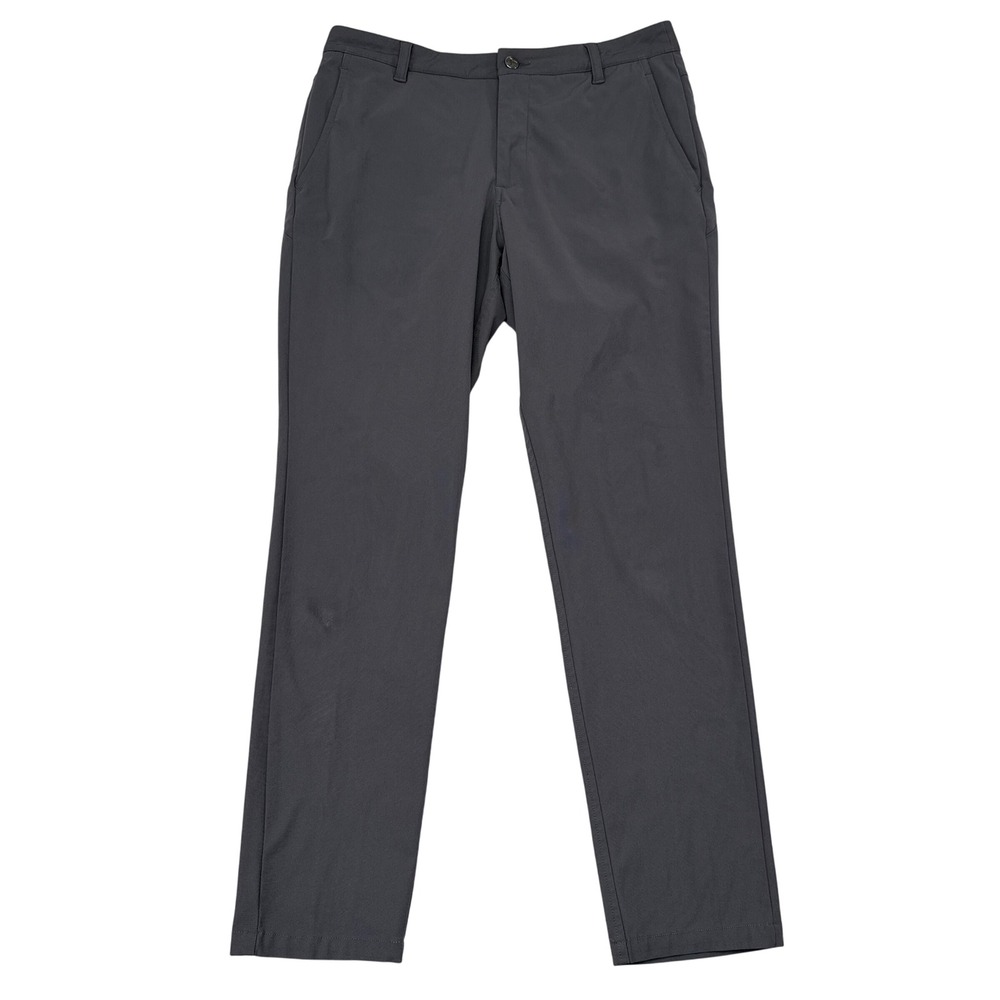 Birddogs Pants Mens Size 32 x 32 Gray Lined Smart Casual Golf Tech Performance